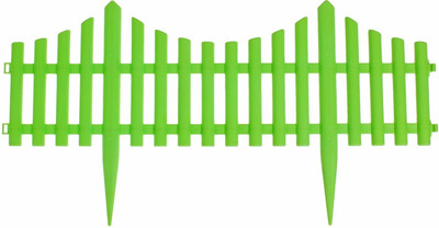 Изгородь декоративная GREENGO 30x300см 5 секций (салатовый) -