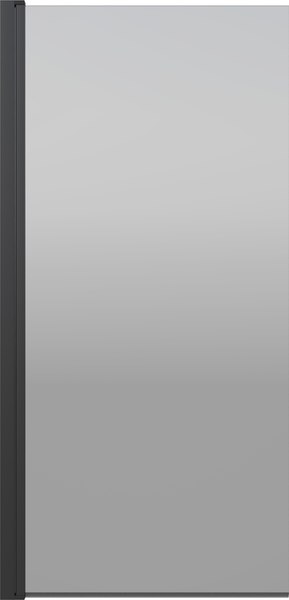 Стеклянная шторка для ванны Berges River S Black 90x145 / 065017