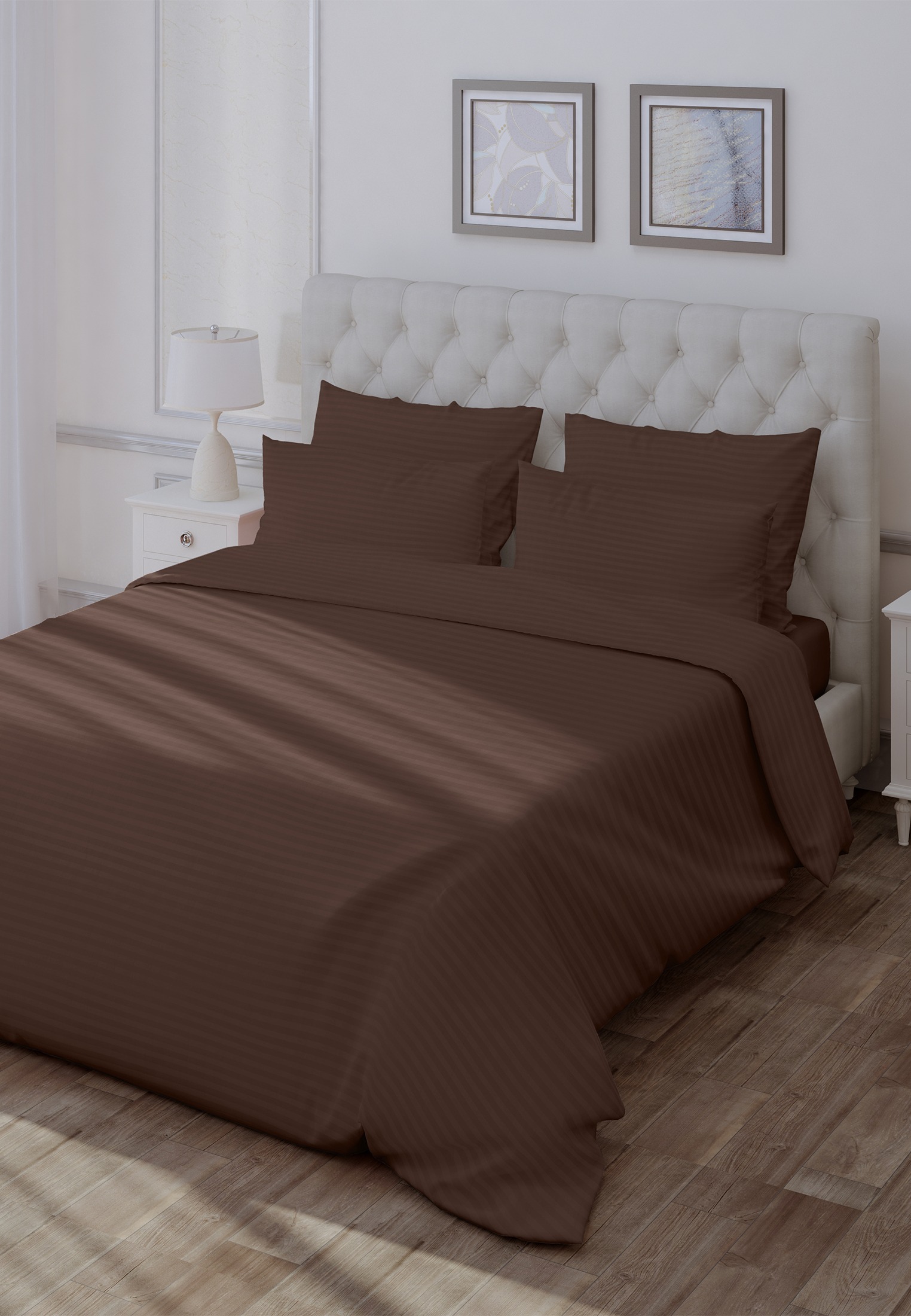 Пододеяльник Verossa Stripe Taupe VRT 148/215М 70258 ST13 01