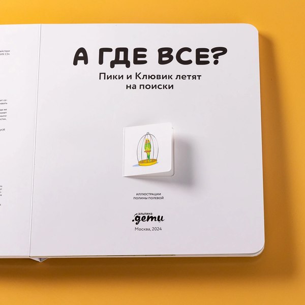 Книга Альпина А где все? Пики и Клювик летят на поиски (9785961497854)