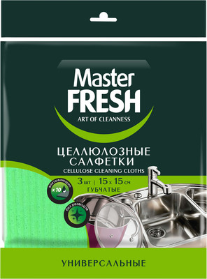 

Набор салфеток хозяйственных, Целлюлозные 15x15