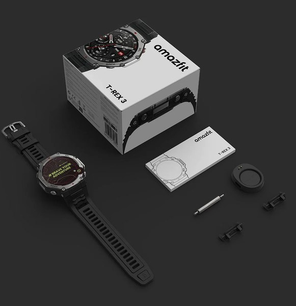 Умные часы Amazfit T-Rex 3 A2323 (черный)