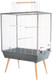 Клетка для птиц Zolux Neo Jili 80 / 104137GRI (серый) - 