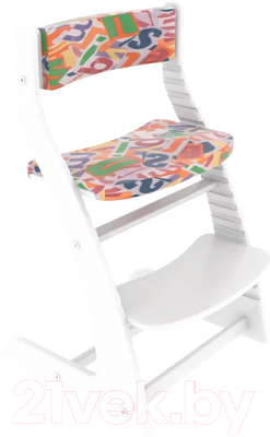 Подушка на стул Бельмарко Усура Азбука / 143 (белый)