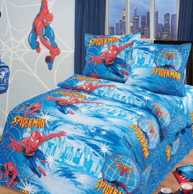 Комплект постельного белья АртПостель Человек-паук 100