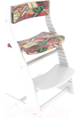 Подушка на стул Бельмарко Усура Азбука / 145 (сиреневый)