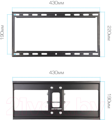 Кронштейн для телевизора ARM Media Cobra-50 (черный)