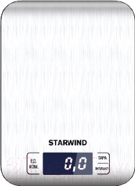 Кухонные весы StarWind SSK6673 (серебристый)
