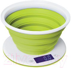 Кухонные весы StarWind SSK5575 (белый/зеленый)