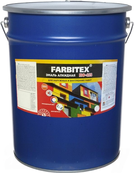 Эмаль Farbitex Алкидная ПФ-115