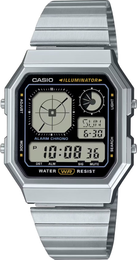 Часы наручные мужские Casio A-130WE-1A — фото 1