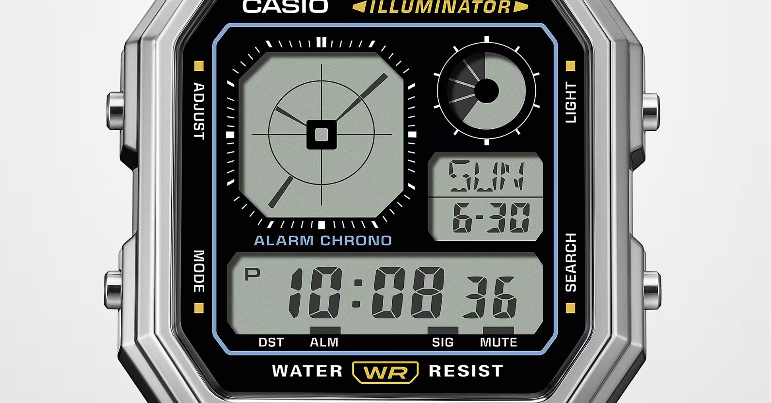 Часы наручные мужские Casio A-130WE-1A — фото 2