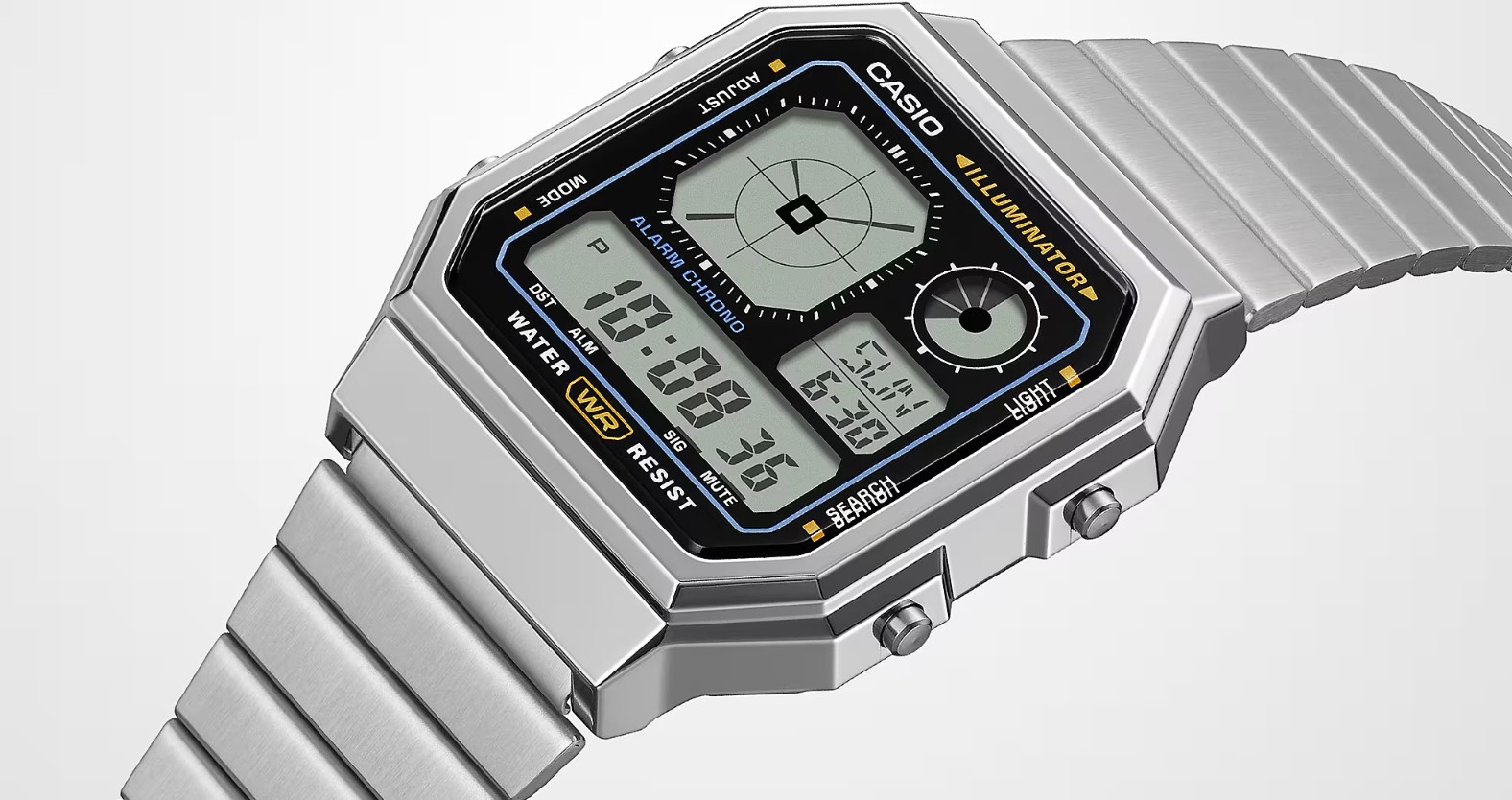 Часы наручные мужские Casio A-130WE-1A — фото 3