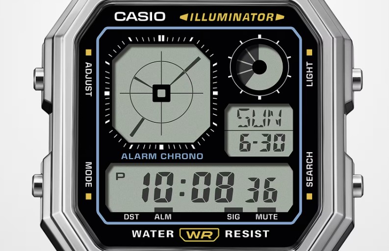 Часы наручные мужские Casio A-130WE-7A — фото 2