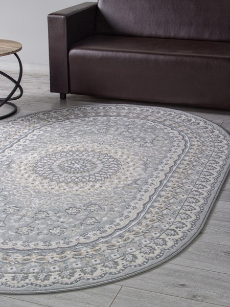 Ковер Merinos Cuba F399-OVAL-BLUE (1.5х2.3)