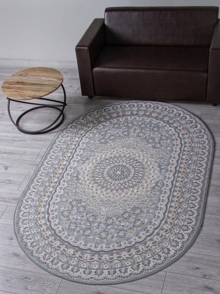 Ковер Merinos Cuba F399-OVAL-BLUE (1.5х2.3)