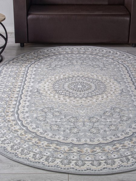 Ковер Merinos Cuba F399-OVAL-BLUE (1.5х2.3)