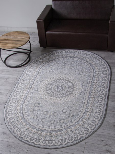 Ковер Merinos Cuba F399-OVAL-BLUE (1.5х2.3)