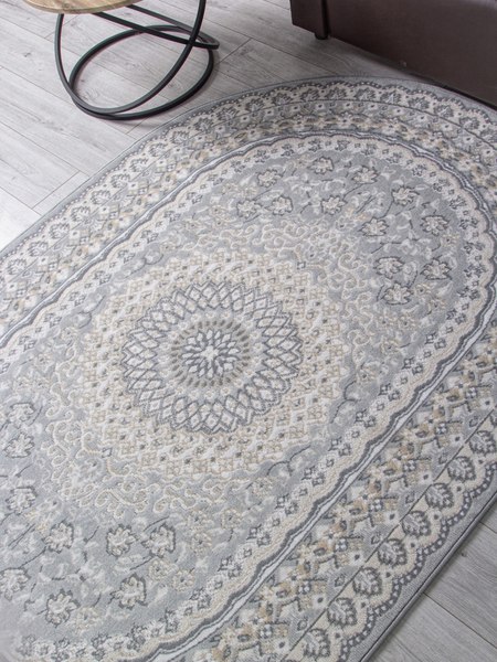 Ковер Merinos Cuba F399-OVAL-BLUE (1.5х2.3)