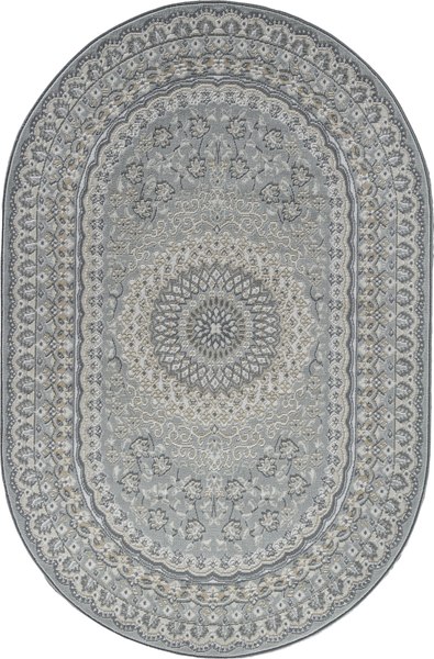 Ковер Merinos Cuba F399-OVAL-BLUE (1.5х2.3)
