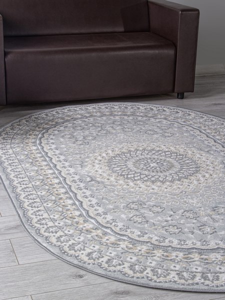 Ковер Merinos Cuba F399-OVAL-BLUE (1.5х2.3)