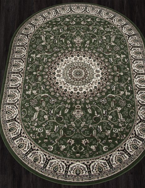 Коврик Merinos Gavana D409-OVAL-GREEN (1.5х1.9)