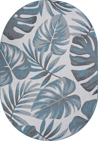 Циновка Merinos Kair S126-OVAL-BLUE (1.2х1.7)