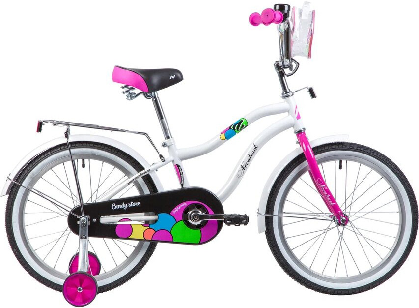 Детский велосипед Novatrack Candy 20 / 205CANDY.WT23 (белый)