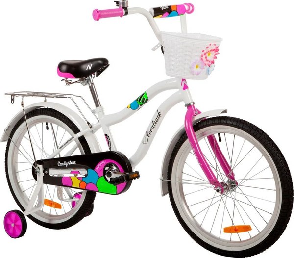 Детский велосипед Novatrack Candy 20 / 205CANDY.WT23 (белый)