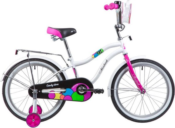 Детский велосипед Novatrack Candy 20 / 205CANDY.WT23 (белый)