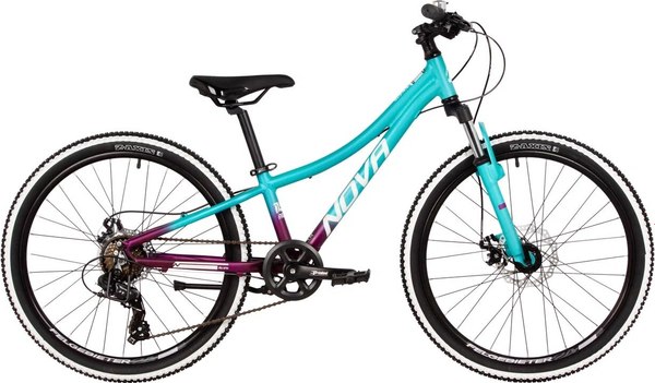 Велосипед Novatrack Katrina 20 / 20AHD.KATRINA.VGN5 (зеленый/фиолетовый, разобранный, в коробке)
