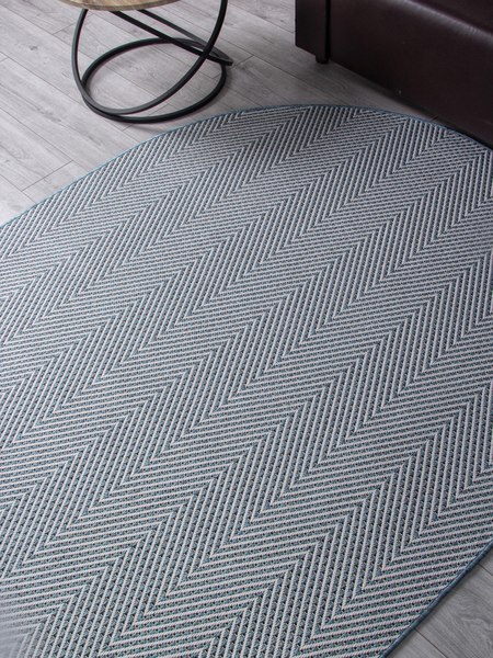 Циновка Merinos Kair S156-OVAL-BLUE (1х2)