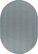 Циновка Merinos Kair S156-OVAL-BLUE (1х2) - 