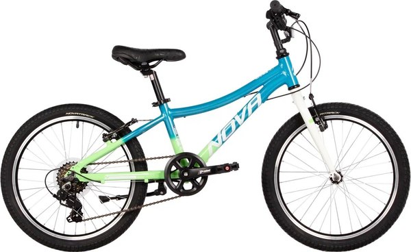 Детский велосипед Novatrack Katrina 20 / 20AHV.KATRINA.GBL5 (голубой/салатовый)