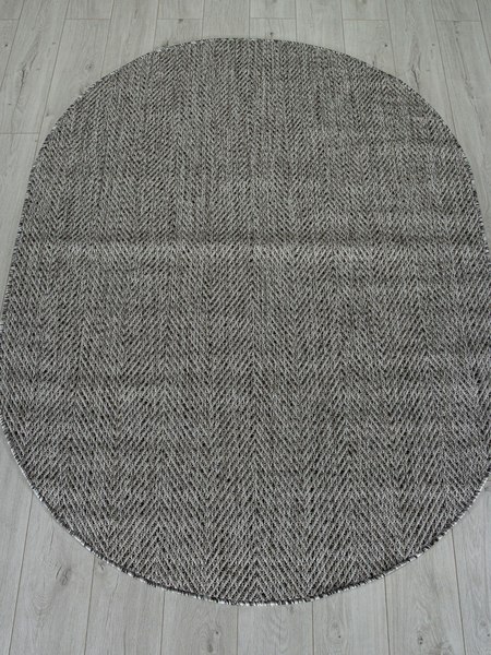 Циновка Merinos Kair S156-OVAL-DARK GRAY (1х2)