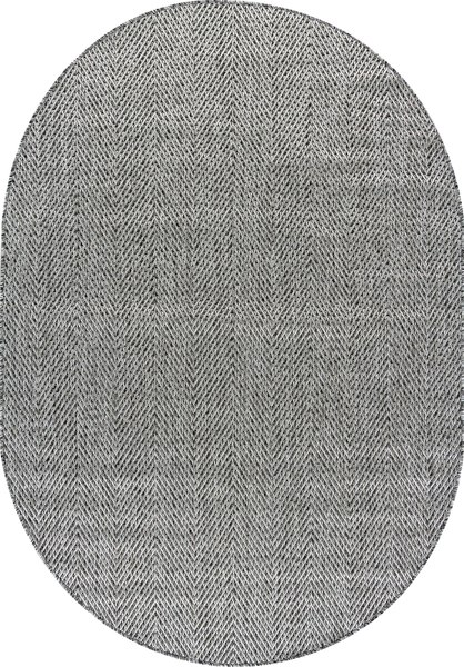 Циновка Merinos Kair S156-OVAL-DARK GRAY (1х2)