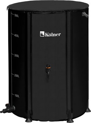 Бочка пластиковая Kolner KWB 500B (черный) - 