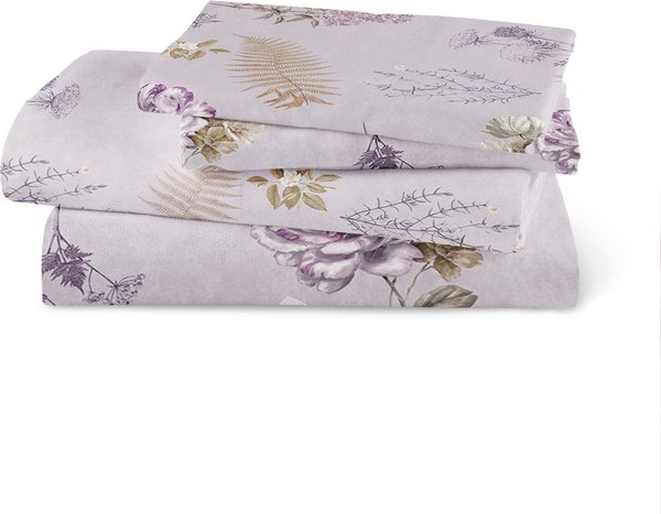 Простыня Samsara Home Сирень 1.5сп Сат150ПрЦ-8