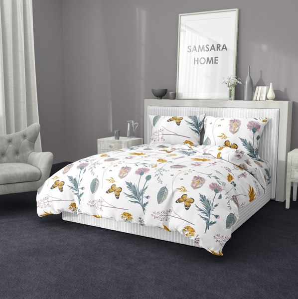 Простыня Samsara Home Осенний Евро Сат240ПрЦ-9