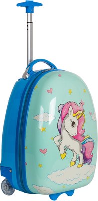 Чемодан на колесах Supra STS-1006-B (Turquoise Unicorn) - 