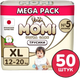 Подгузники-трусики детские Momi Ultra Care Mega pack XL 12-20кг (50шт) - 