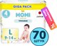 Подгузники-трусики детские Momi Comfort Care L 9-14кг (70шт) - 