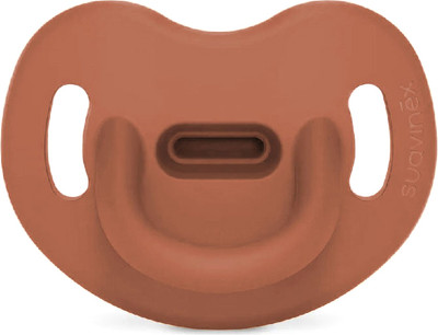 Пустышка Suavinex Anatomical Pro 0–6 мес / 308082 (Brick Red) - 