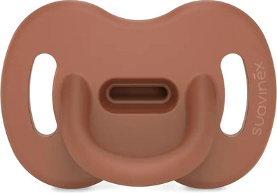 Пустышка Suavinex Physiological Pro 0–6 мес / 308094 (Brick Red) - 