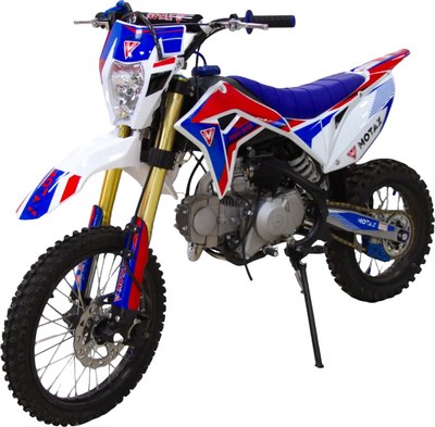 Мотоцикл Motax MX 125 17/14 (черный/белый/синий) - 