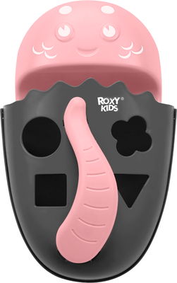Органайзер детский для купания ROXY-KIDS Dino / RTH-001GRA (графит) -