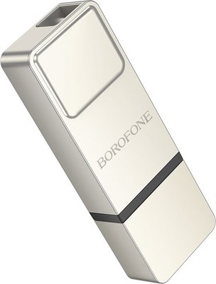 USB flash накопитель Borofone BUD6 32Gb USB 3.0 (металлик) - 