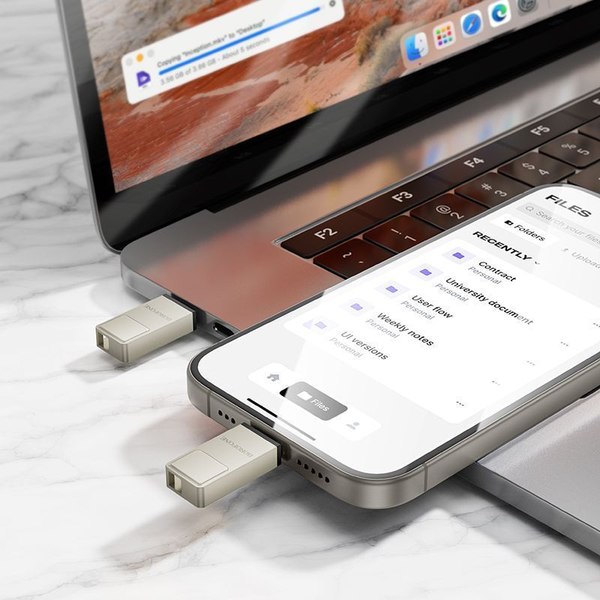 USB flash накопитель Borofone BUD6 64Gb USB 3.0 (металлик)