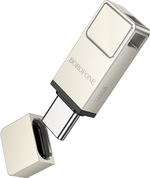 USB flash накопитель Borofone BUD6 64Gb USB 3.0 (металлик)