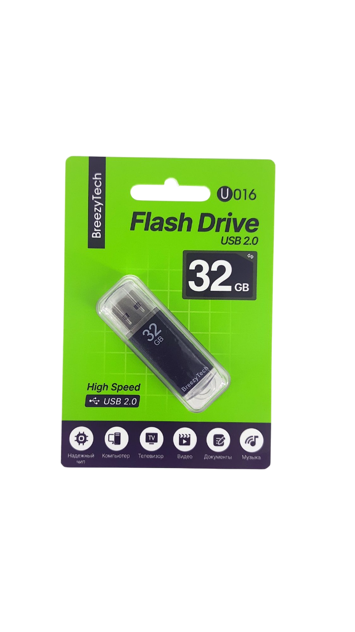 USB flash накопитель BreezyTech U016 32GB (черный)